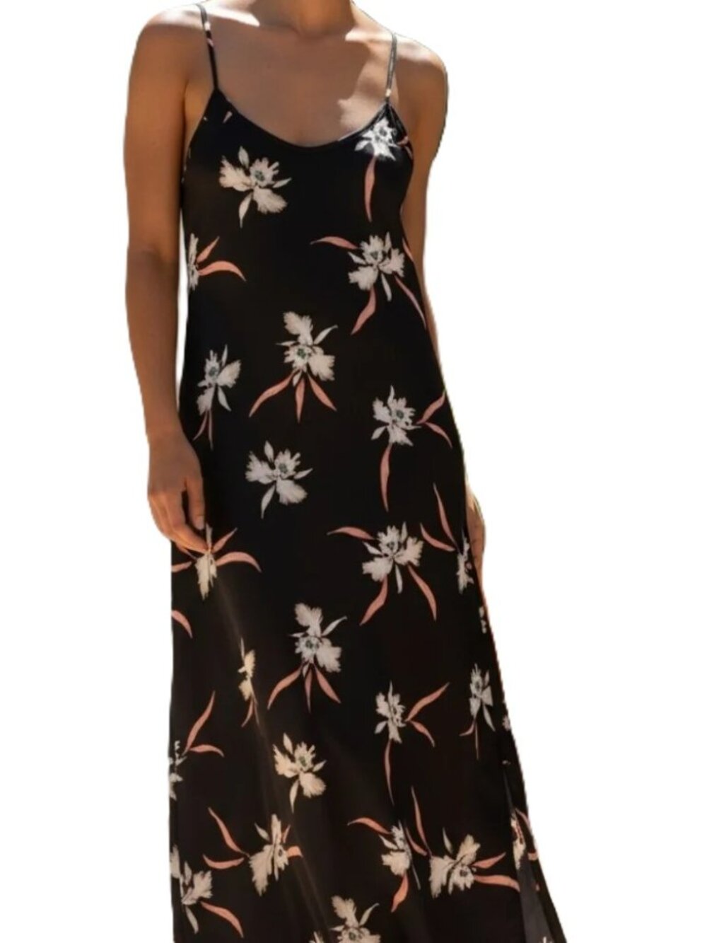 J. Crew Spaghetti Strap Women's Slip Shift Midi Dress Size S